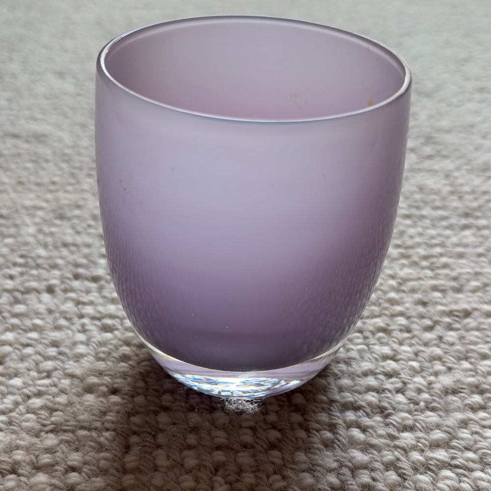 Glassy Baby Elegant Purple Glass Votive